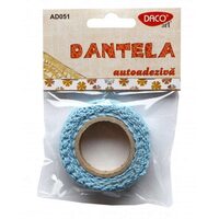 AD051A - Dantela autoadeziva albastru - Daco