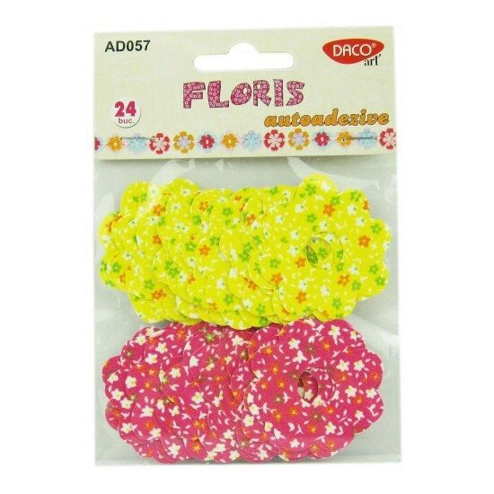 AD057 - Set 24 figurine adezive FLORIS - Daco