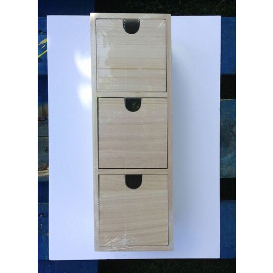 Comoda, dulapior mini lemn 3 sertare - PENT