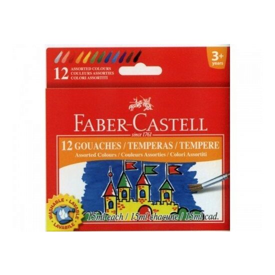 161112 Set 12 gouache/tempera - Faber-Castell