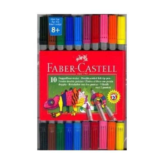 151110 Set 10 Carioci cu doua capete - Faber-Castell