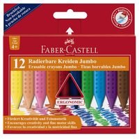 Set 12 Creioane colorate plastic Jumbo - Faber-Castell