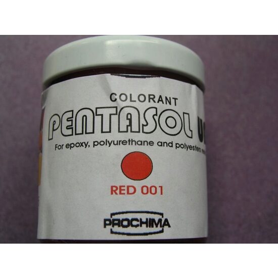 Colorant rosu - Pentasol, pentru rasini 30 ml - PC755G25