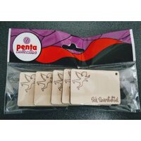 22965 Set 5 forme lemn, PENT, nr 204