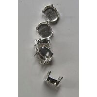 Accesoriu metalic argintiu 366352, 10 buc