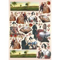 Hartie decoupage 80 gr, 50 x 70, Portrait - DFG148