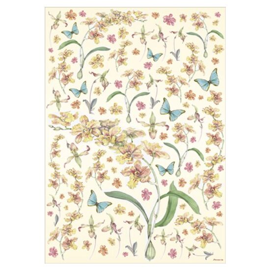 Hartie decoupage 80 gr, 50 x 70, Yellow orc. - DFG236