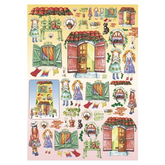 Hartie decoupage 80 gr, 50 x 70, Children - DFG267