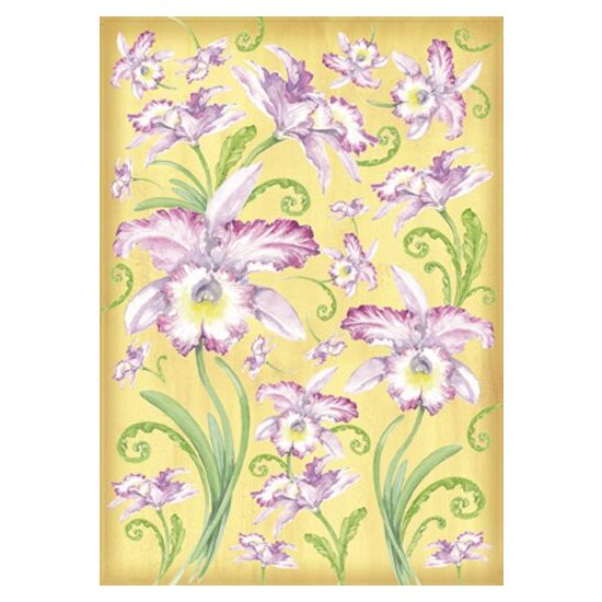 Hartie decoupage 80 gr, 50 x 70, Orchids - DFG275