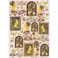 Hartie decoupage 80 gr, 50 x 70, Portrait - DFG53