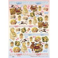 Hartie decoupage 80 gr, 50 x 70, Babies - DFG57-DISC