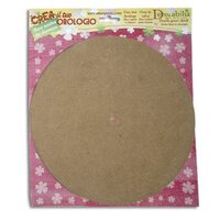 Cadran ceas rotund, MDF, Stamperia - KF64