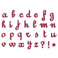 KSD26 - Sablon 20 15, Stamperia - small letters al.