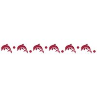 KSE04 - Sablon 60 x 7cm, Stamperia bordura - dolphins