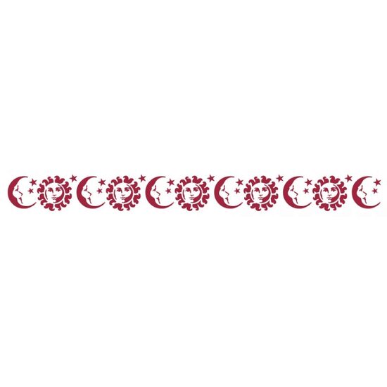 KSE25 - Sablon 60 x 7cm, Stamperia bordura - sun and moon bord