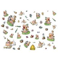 Hartie de orez - COD.065 PEGGY LA MUCCA 35X50 cm