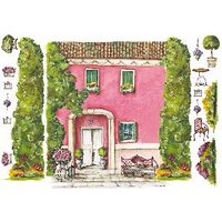 Hartie de orez - COD.083 VILLA ROSA 35X50 cm
