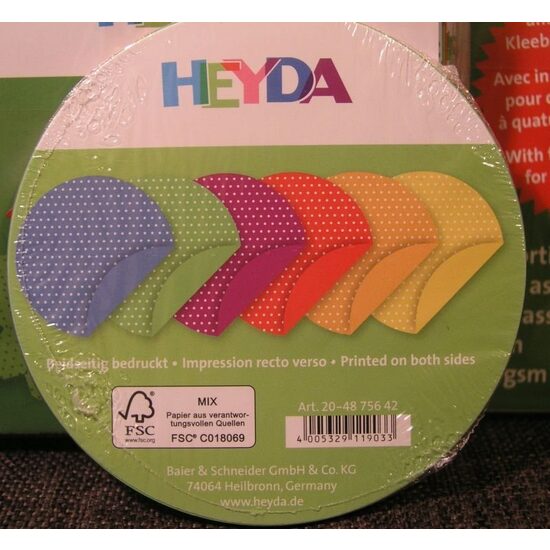 204875642 Hartie origami - Heyda - 10 cm diametru.