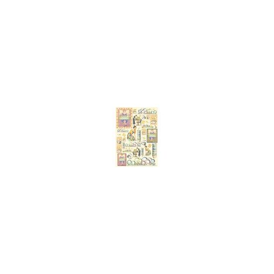 Hartie decoupage 80 gr, 50 x 70, - DFG364 - the 50ies-DISC