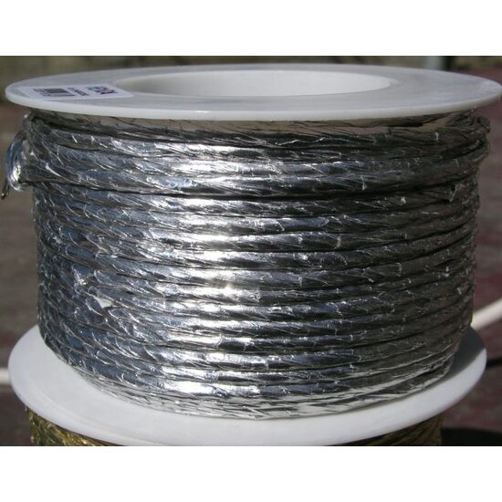20-4845092 Sfoara de hartie argintie 1m 2mm - diam - Heyda