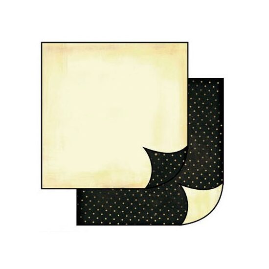 SBB001 - Hartie scrap booking - 31.2*30.3 - Ivory dots