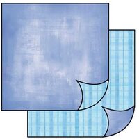 SBB040 - Hartie scrap booking - 31.2*30.3 - blu fade tart.