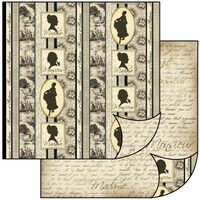 SBB124 - Hartie scrap booking - 31 2 30 3 - silhouettes