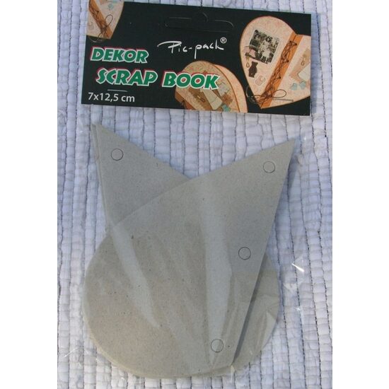 Album demontat carton - PENT- inima- 7*12.5cm.