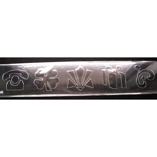 24130 - Sablon bordura 3D - plastic - H4- PENT