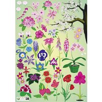 HDCADE138 - Hartie decupaj 50X70CM - ARTE- FIORI NAIF