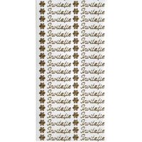Sticker auriu - invitatie - 2901 - INTER D