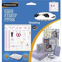 8914 Stampile decorative silicon 59 / set - Fiskars - placa Wedding