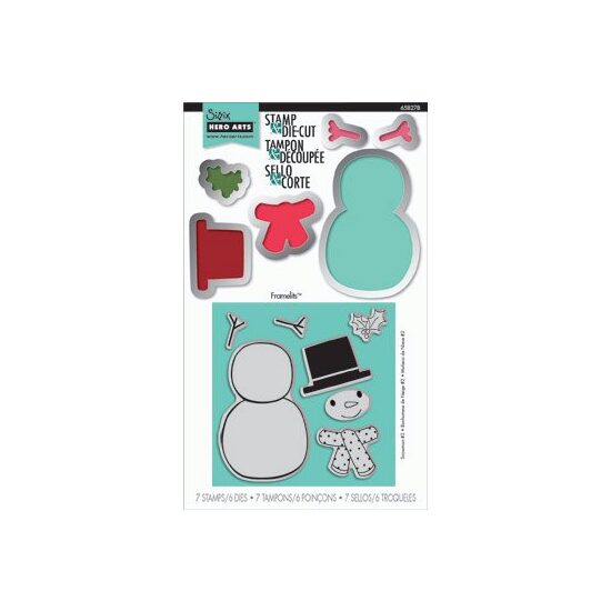 D - 658278 - Set 6 cuttere si 7 stampile Sizzix - om zapada