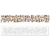 26 - 657482 - Cutter banda decorativa alfabet - Sizzix