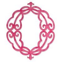 40 - 657417 - Cutter Sizzix - Frame vintage oval