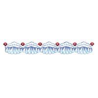 27 - 657410 - Cutter banda decorativa floral bead edging - Sizzix