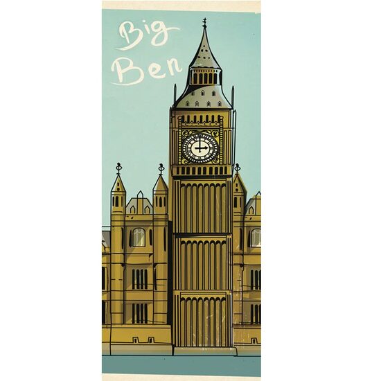 DFS212L - Hartie de orez 24 60 cm - London Big Ben - Stamperia