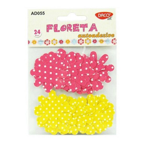 AD055 - Set 24 figurine adezive FLORETA - Daco