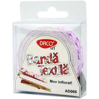 AD066 - Banda textila adeziva Mov inflorat - Daco