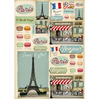 DFG405 - Hartie decoupage 80 gr, 50 x 70 - Paris
