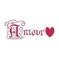 KSB140 - sablon 38x15 cm - Amour- STAMP