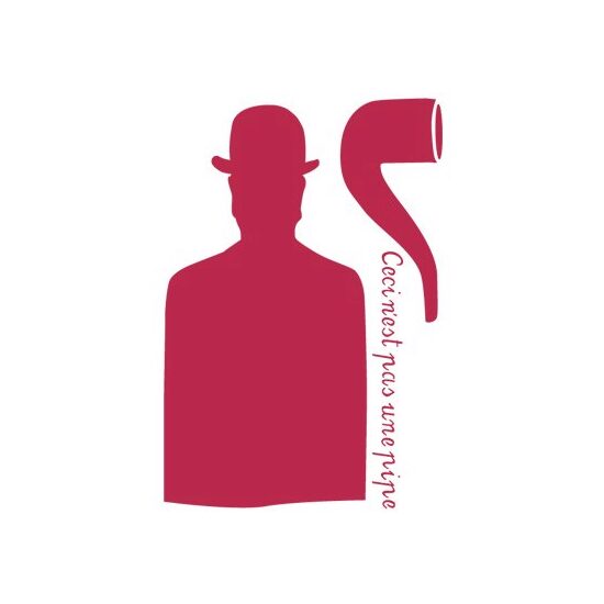 KSG172 - sablon Stamp - 21x29,7 Magritte
