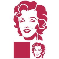 KSG173 - sablon Stamp - 21x29,7 Warhol