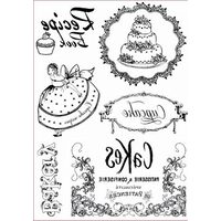 DFTR003 - Hartie transfer A4 - 2 buc/set - cake&coffee - Stamperia