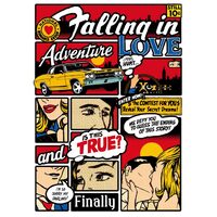 FLSG/ST14 - Fetru printat 1mm - 50x70 cm - Adventure