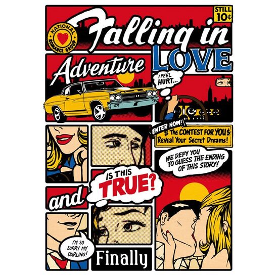 FLSG/ST14 - Fetru printat 1mm - 50x70 cm - Adventure