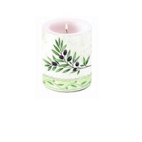 Lumanare 7 x 9 cm - Olive - Ambiente