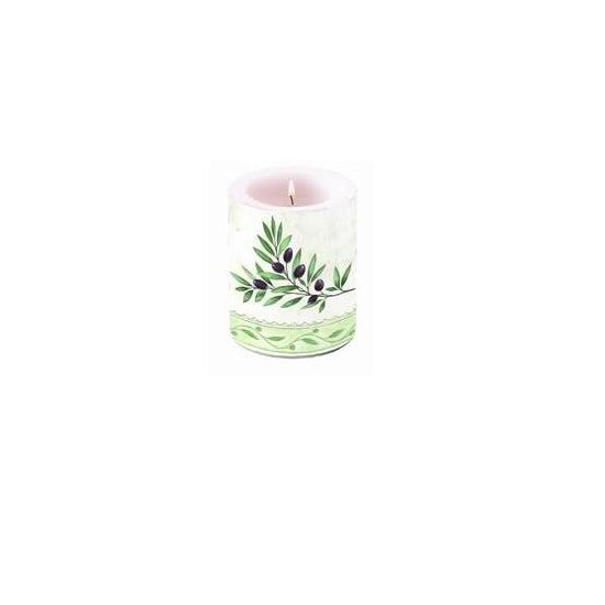 Lumanare 7 x 9 cm - Olive - Ambiente