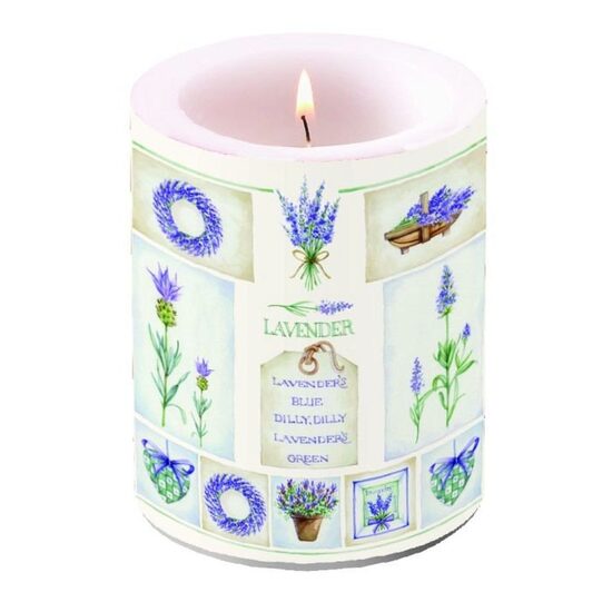 Lumanare 9.5 x 12 cm - Lavanda - Ambiente