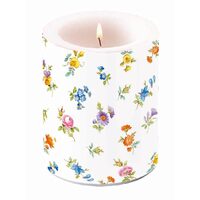Lumanare 9.5 x 12 cm - Flori - Ambiente